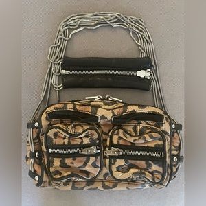 Alexander Wang leopard print purse/cross body bag